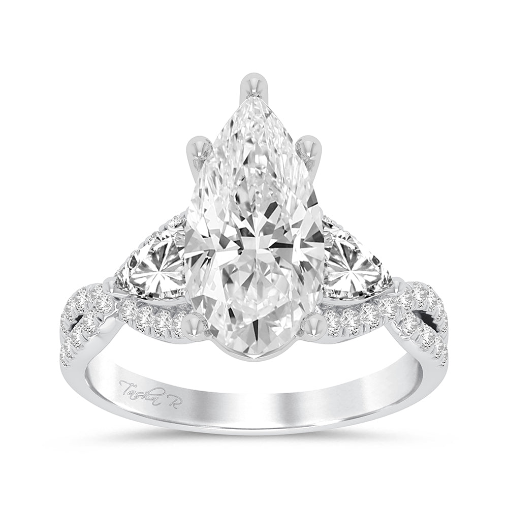 14K 3.90CT Certified Lab Grown Diamond Ring