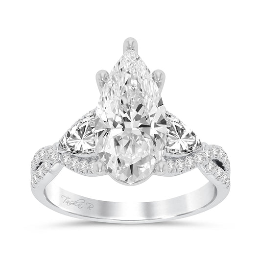 14K 3.90CT Certified Lab Grown Diamond Ring