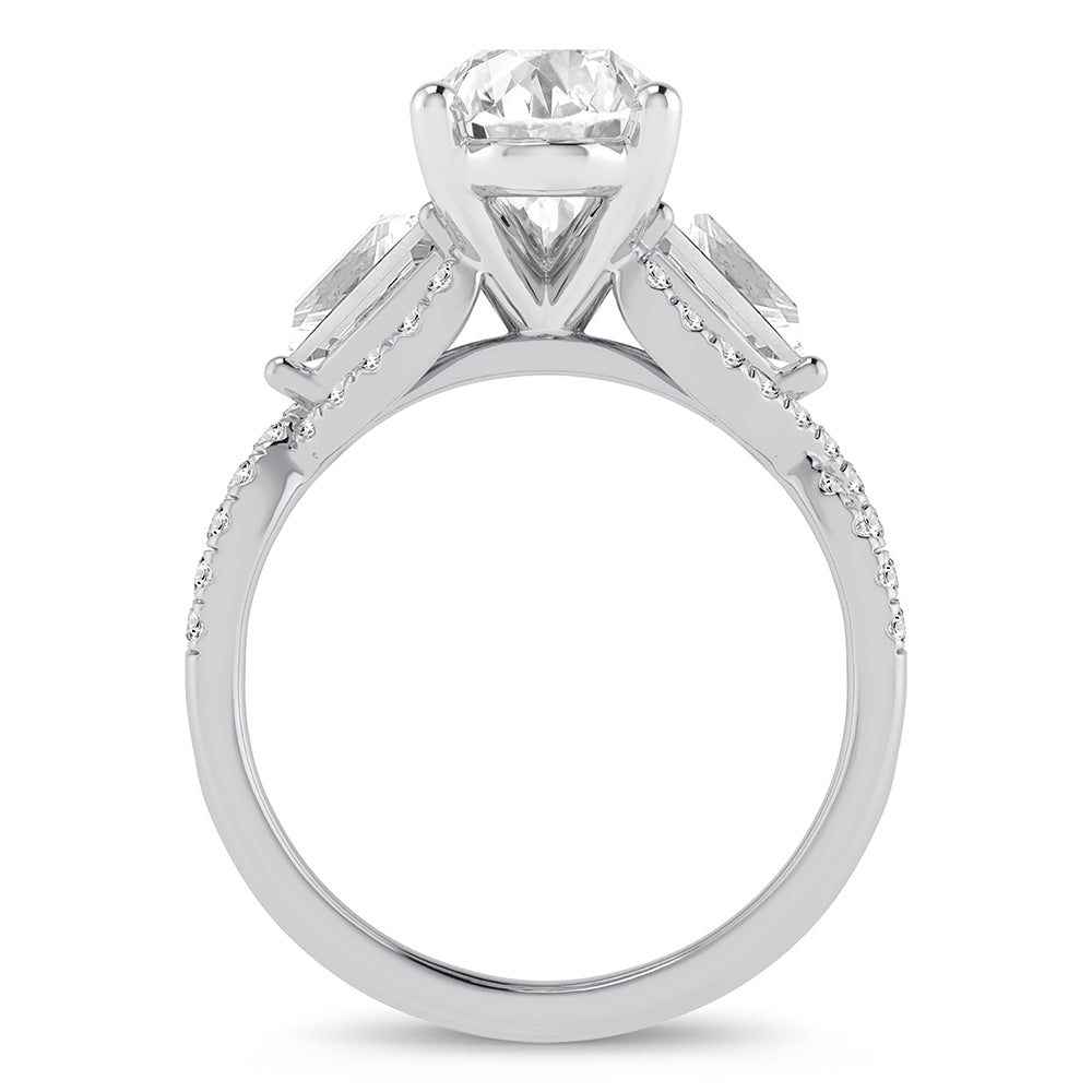 14K 3.90CT Certified Lab Grown Diamond Ring