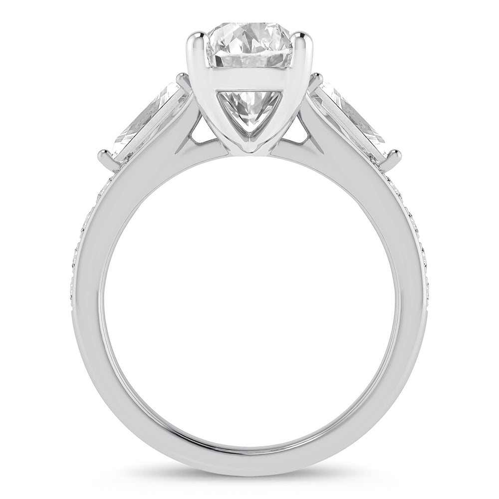 14K 3.90CT Certified Lab Grown Diamond Ring
