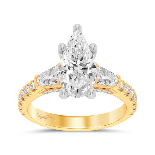 14K 2.79CT Certified Lab Grown Diamond Ring