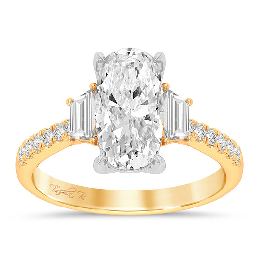 14K 2.79CT Certified Lab Grown Diamond Ring