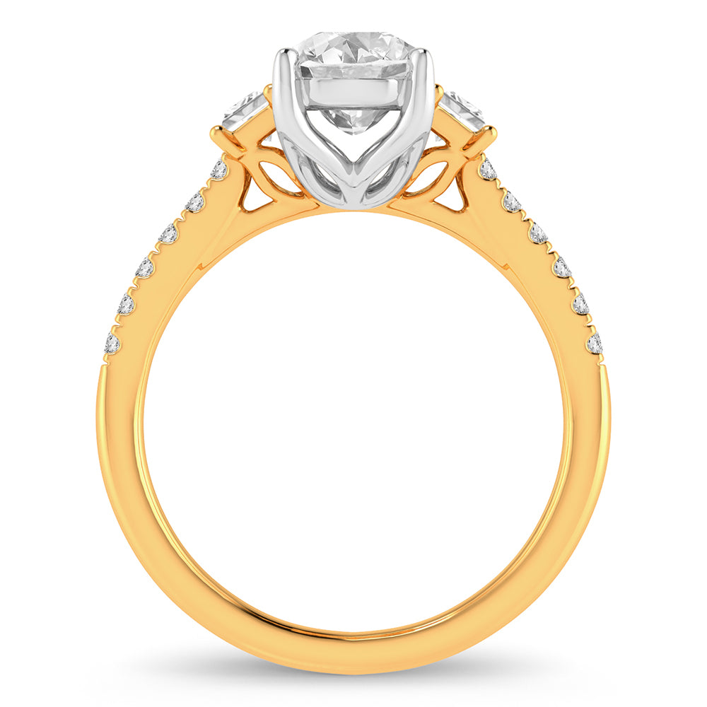 14K 2.79CT Certified Lab Grown Diamond Ring
