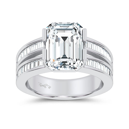 14K 5.46CT Diamond Engagement Ring