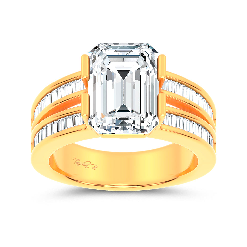 14K 5.46CT Diamond Engagement Ring