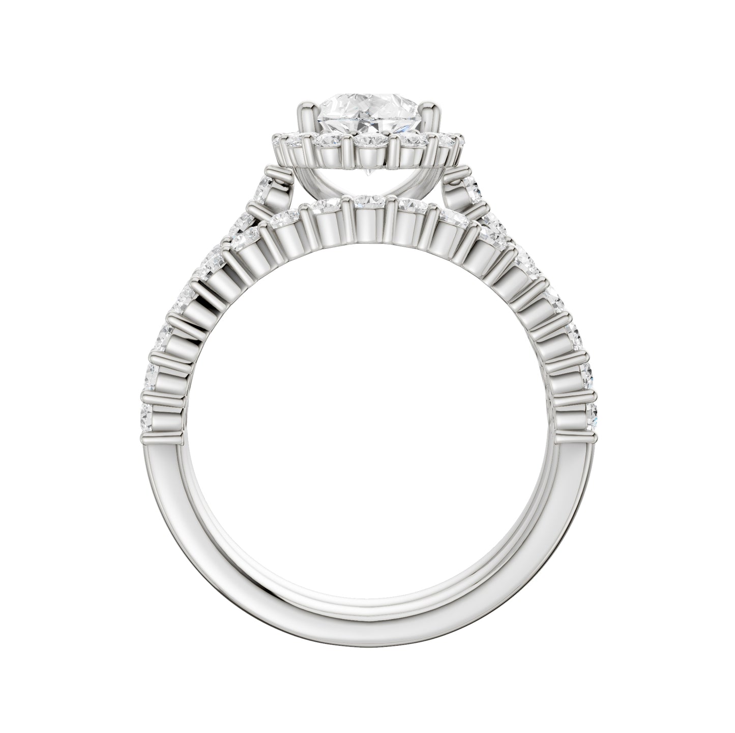 14K 2.00CT DIAMOND BRIDAL SET