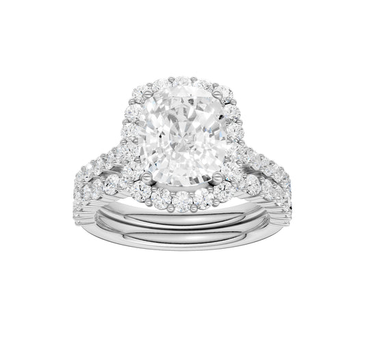 14K 4.00CT DIAMOND BRIDAL SET