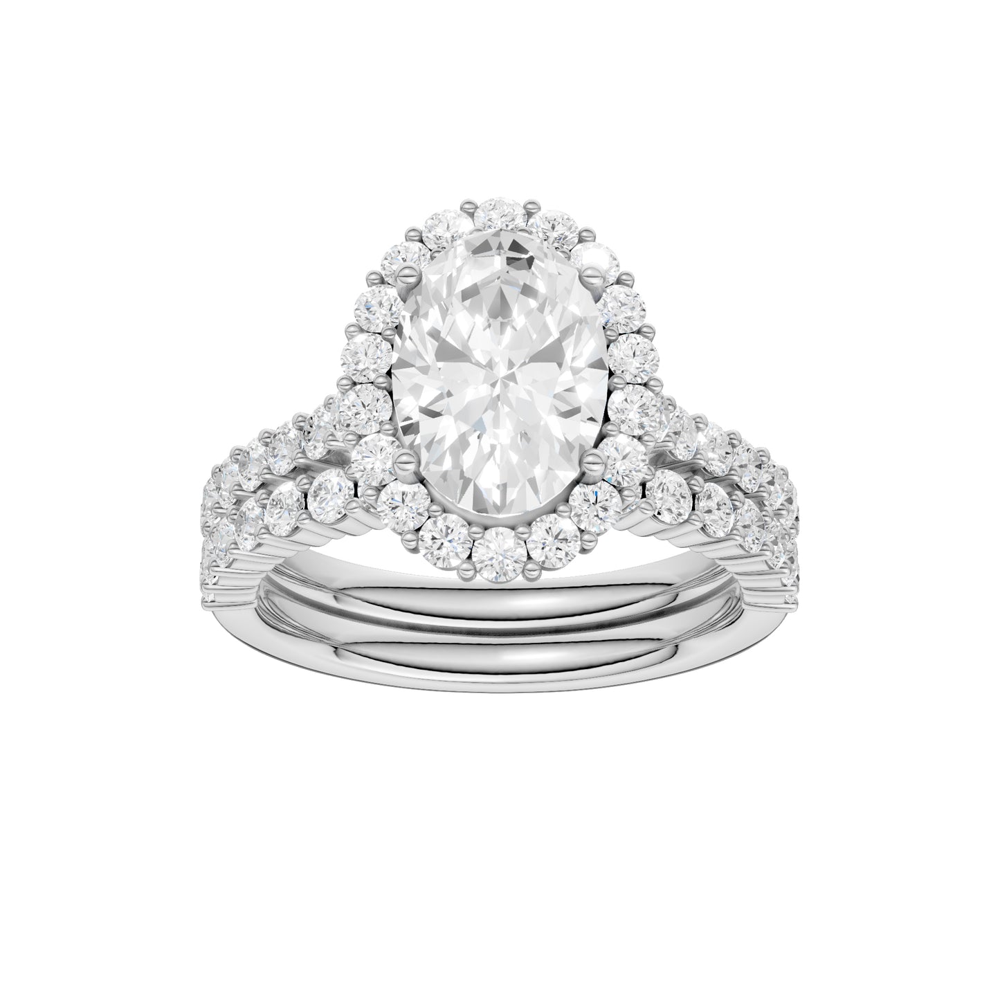 14K 3.00CT DIAMOND BRIDAL SET