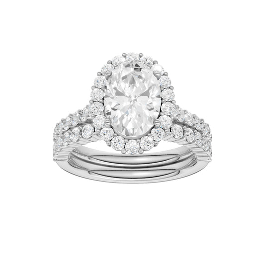 14K 3.00CT DIAMOND BRIDAL SET