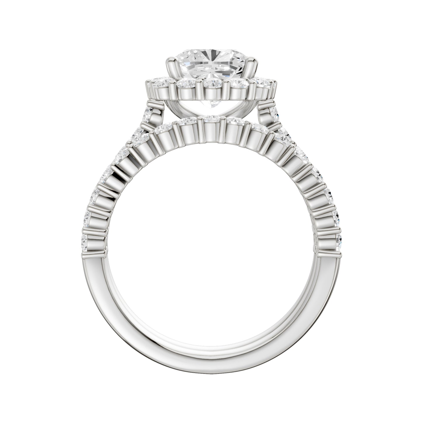 14K 3.00CT DIAMOND BRIDAL SET