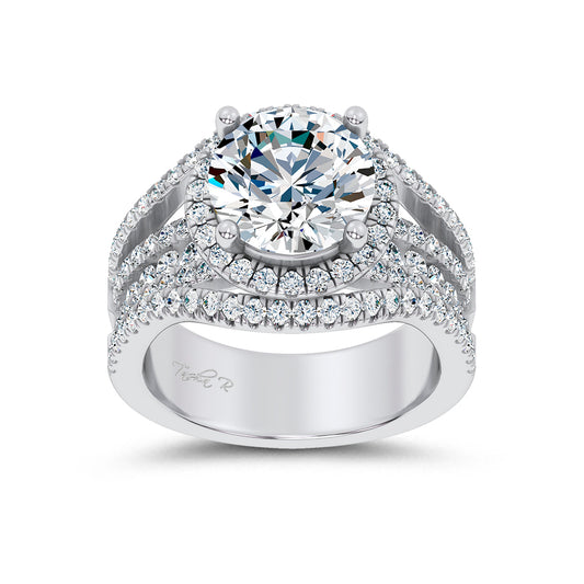 14K 4.50ct Diamond Engagement Ring