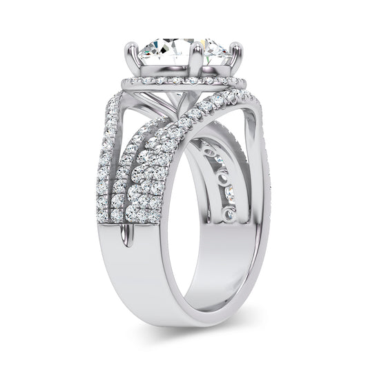 14K 4.50ct Diamond Engagement Ring