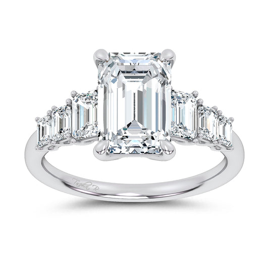 14K 4.06CT  Diamond Engagement Ring
