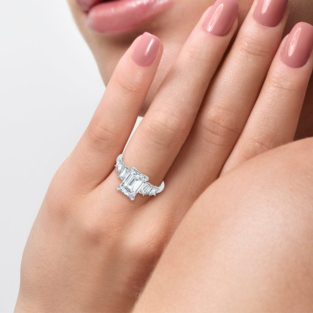 14K 4.06CT  Diamond Engagement Ring