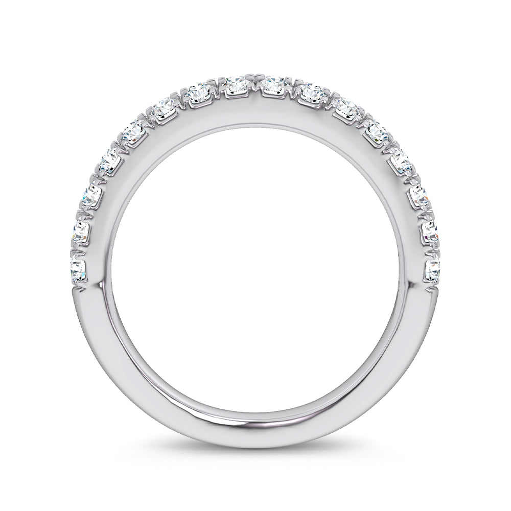 14K 2.00CT Lab Diamond  Fancy Band