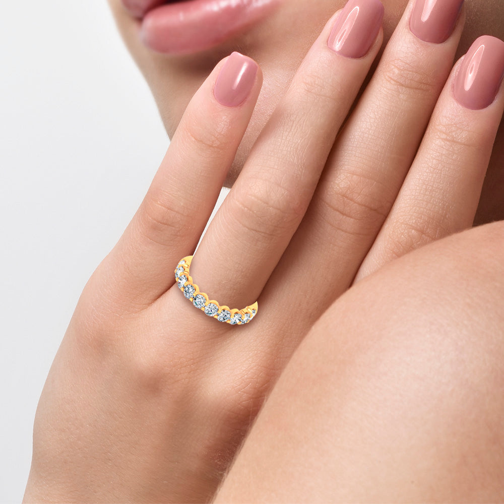 14K 1.50CT  Lab Diamond Band