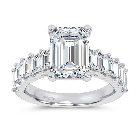 14K 4.79CT Lab Diamond Ring