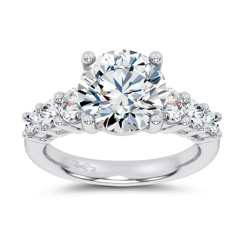 14K 3.93CT Lab Diamond  Ring