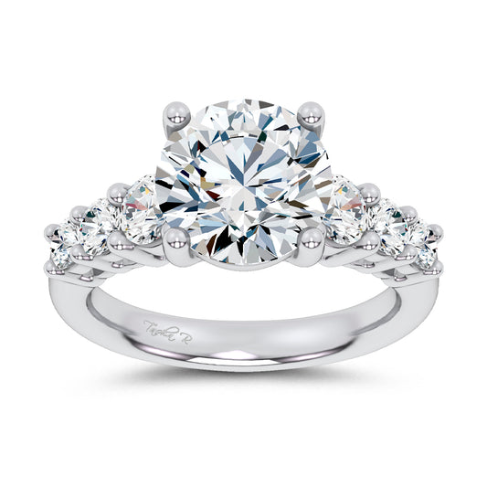 14K 3.93CT Lab Diamond  Ring