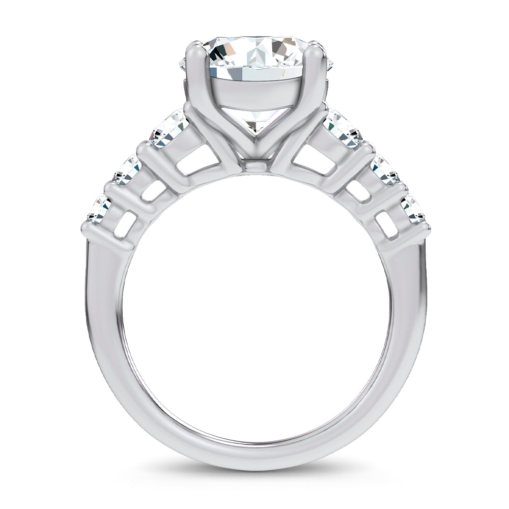 14K 3.93CT Lab Diamond  Ring