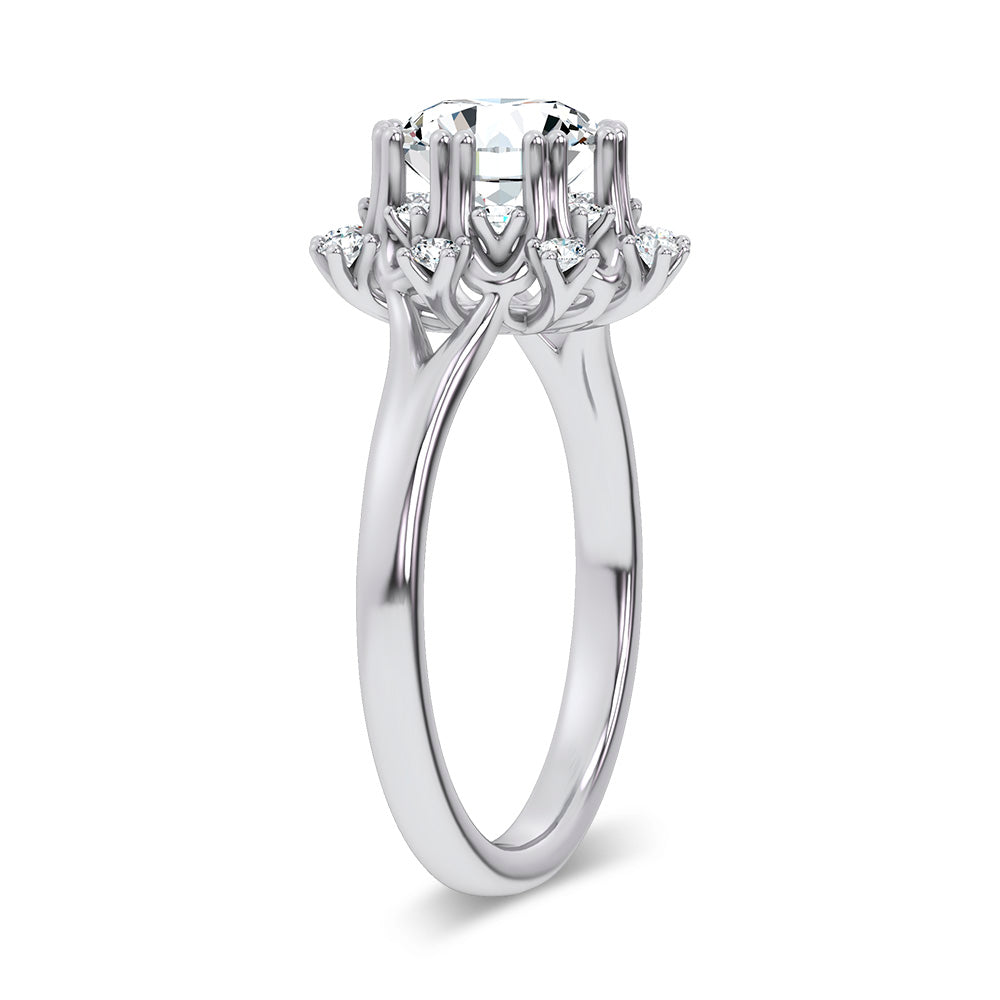 14K 2.00CT Lab Diamond  Ring