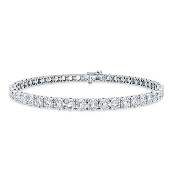 10K 0.46-0.55CT D-BRACELETE LDS RDS FANUC SIZE 7" 3.25-3.36MM