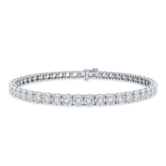 10K 0.46-0.55CT D-BRACELETE LDS RDS FANUC SIZE 7" 3.25-3.36MM